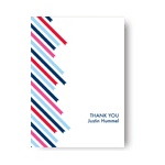 Striped Endings -- Kids Thank You Cards