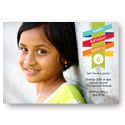 Ring Around the Ribbon -- Modern Kids Birthday Invitations