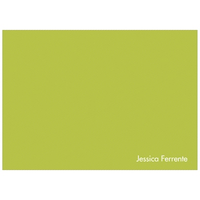 Simply Green -- Personalized Kids Thank You Cards