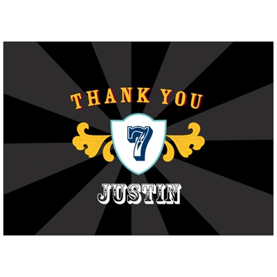 Star of the Show -- Personalized Kids Thank You Cards