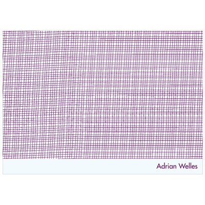 Covered Cross Stitch -- Kids Thank You Card