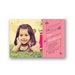 Cute as a Ladybug -- Kids Photo Birthday Invitations