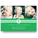 Playful Ribbon -- Kids Photo Birthday Invitations