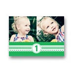 Playful Ribbon -- Kids Photo Thank You Cards