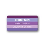 Shades of Purple -- Halloween  Address Label