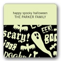 Spooky Halloween Sayings -- Personalized Stickers