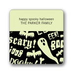 Spooky Halloween Sayings -- Personalized Stickers