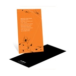 Spinning Spider Web -- Halloween Party Invitation