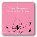 Spinning Spider Web -- Personalized Stickers