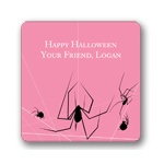 Spinning Spider Web -- Personalized Stickers