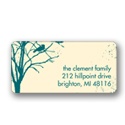 Spooky Woods -- Halloween Address Label