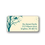 Spooky Woods -- Halloween Address Label