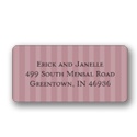 Shaded Stripes -- Halloween Address Label