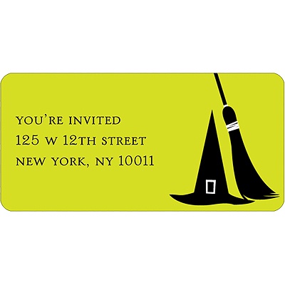 Witches Night Out -- Halloween Address Label