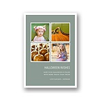 Picture Window Pane -- Halloween Photo Card