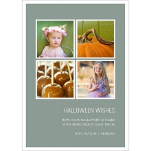 Picture Window Pane -- Halloween Photo Card