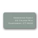 Simple Gray -- Halloween Address Label