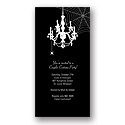 Chandelier Web -- Scary Halloween Party Invitation