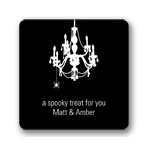 Chandelier Web -- Halloween Personalized Stickers