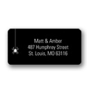 Dangling Spider -- Halloween Address Label