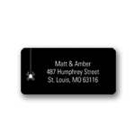 Dangling Spider -- Halloween Address Label