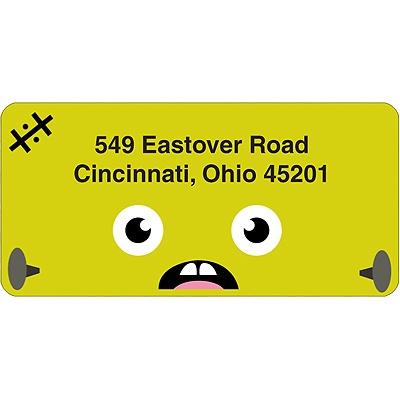 Full of Frankenstein -- Halloween Address Label