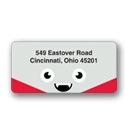 Vampire Head -- Halloween Address Label