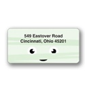 Mummy Wrap -- Halloween Address Label