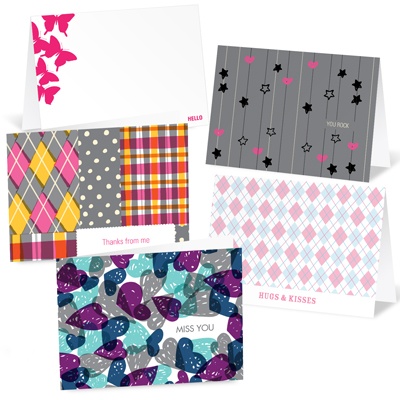 Greetings for Girls --  Note Card Sets