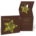 Bright Baroque Holiday Card