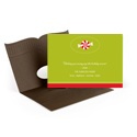 Peppermint Joy Christmas Card