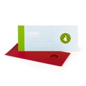 Peeking Symbols -- Sky & Grass Christmas Card