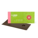 Peeking Symbols -- Grass & Pink Christmas Card