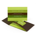 Joyful Colors -- Green Pocket Christmas Card