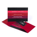 Joyful Colors -- Cranberry Pocket Christmas Card