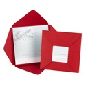 Silver Beauty Christmas Card