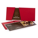 Snow Falling Photo Holiday Card -- Mocha & Cranberry