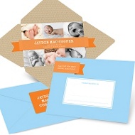 Simply Sweet Self Mailer in Blue 