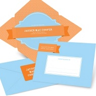Simply Sweet Self Mailer in Blue 