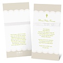 Scallops and Ribbon -- Baptism Invitations