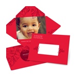 Striking Swirls -- Modern Holiday Photo Cards