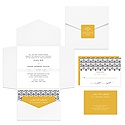 Ribbon Seal -- Pocket Wedding Invitations