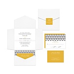 Ribbon Seal Ensemble -- Pocket Wedding Invitations