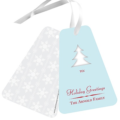 Die-Cut Creation -- Christmas Gift Tags