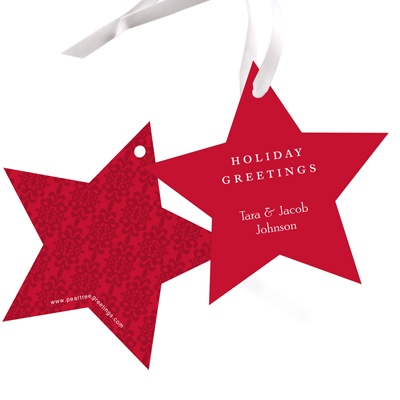 Stylized Star -- Christmas Gift Tags