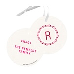 Merry Little Monogram -- Christmas Gift Tags