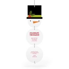 Merry and Mobile -- Snowman Party Invitations