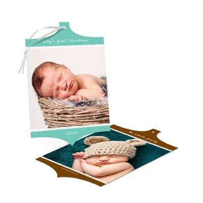 Ornamental Display -- Ornament Photo Christmas Cards