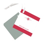 Single Snowflake -- Christmas Gift Tags
