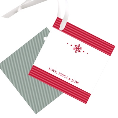 Single Snowflake - Christmas Gift Tags